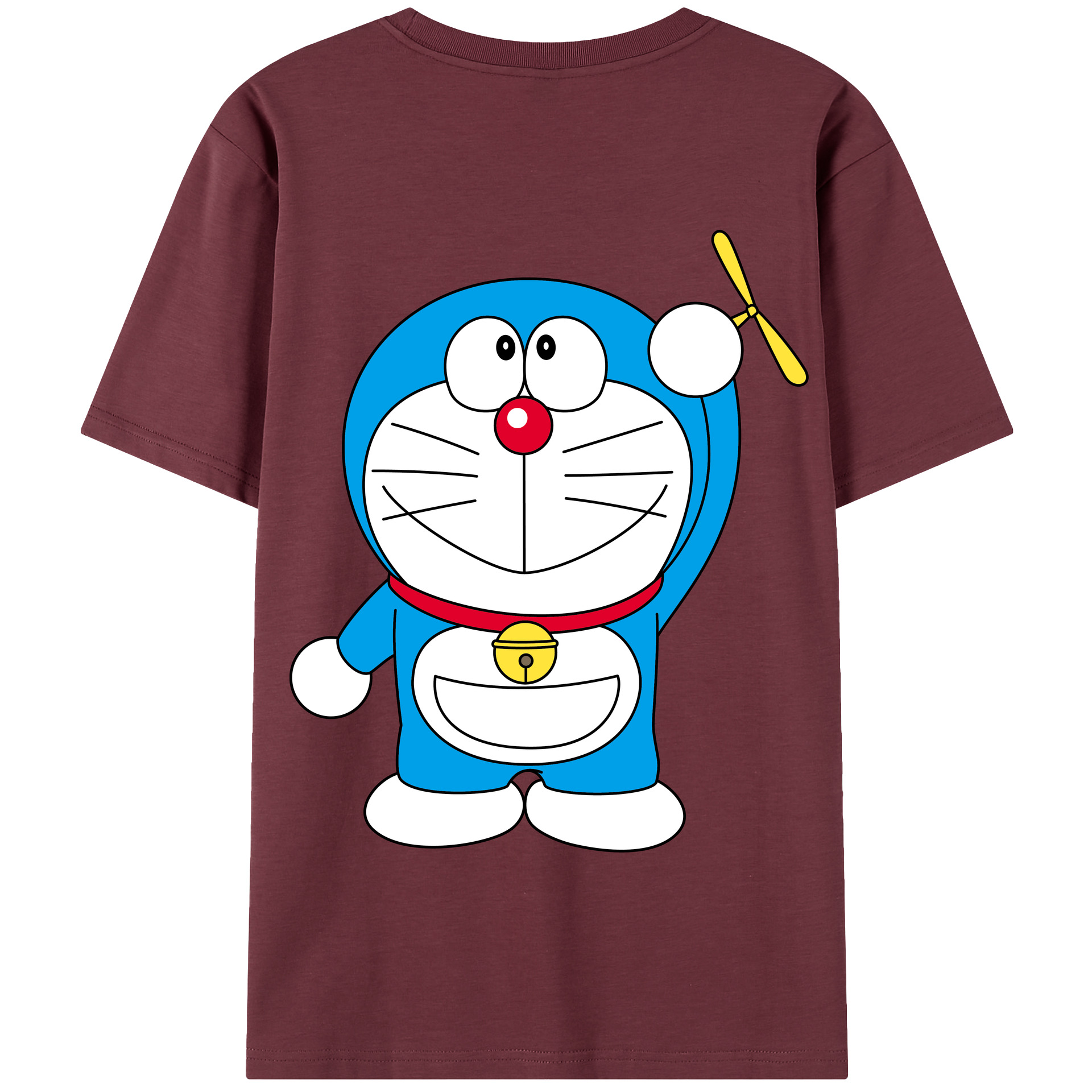 （画像用） ドラえもん Doraemon 綿100％半袖Tシャツ（背面プリント）